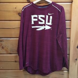 Nike Dri-fit Long-sleeve FSU shirt